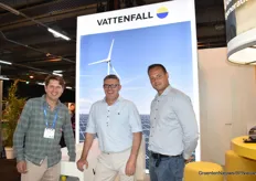 Lex Woldringh, Hugo Heemskerk en Mike Onrust van Vattenfall.